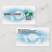 Global Tech | Computer | Ingenieur Visitekaartje (Voorkant / Achterkant)