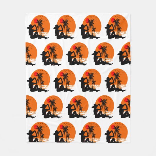 Global Tourism Day Fleece Deken (Voorkant)