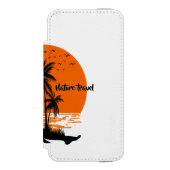 Global Tourism Resilience Day Incipio iPhone Portemonnee Hoesje (Voorkant Agenda)