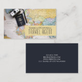 Global Travel Agency Agent Visitekaartje (Voorkant / Achterkant)