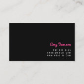 Global Travel Agency Agent Visitekaartje (Achterkant)