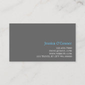 Global Travel Agency Agent Visitekaartje (Achterkant)