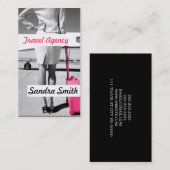 Global Travel Agency Agent Visitekaartje (Voorkant / Achterkant)