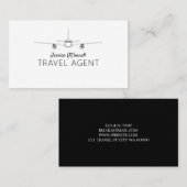 Global Travel Agency Agent Visitekaartje (Voorkant / Achterkant)