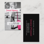 Global Travel Agency Agent Visitekaartje (Voorkant / Achterkant)