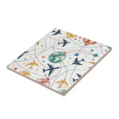 Global Travel Aviation Pattern (2) Tegeltje (Zijkant)