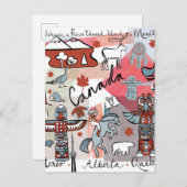 Global Travel - Canada Briefkaart (Voorkant / Achterkant)