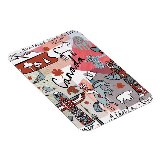 Global Travel - Canada Magneet (Rechterzijde)