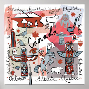 Global Travel - Canada Poster