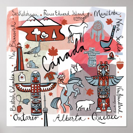 Global Travel - Canada Poster (Voorkant)