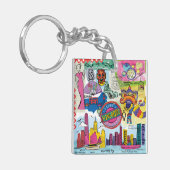 Global Travel - Hongkong Sleutelhanger (Voorkant Links)