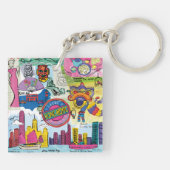 Global Travel - Hongkong Sleutelhanger (Achterkant)