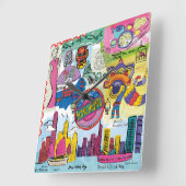 Global Travel - Hongkong Vierkante Klok (Hoek)