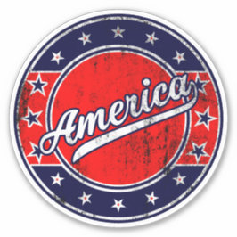 Global Traveler - Amerika | Amerikaanse Sticker