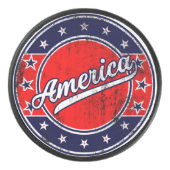 Global Traveler - Amerika | US Hockey Puck (Voorkant)