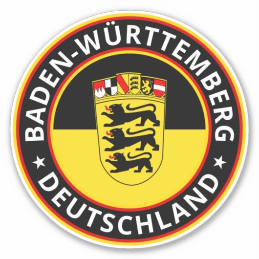 Global Traveler - Baden-Württemberg (Edit) Sticker (Voorkant)