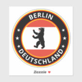 Global Traveler - Berlin, Deutschland (Edit) Sticker (Vel)