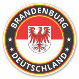 Global Traveler - Brandenburg, Deutschland (Edit) Sticker