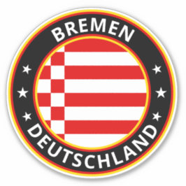 Global Traveler - Bremen, Deutschland (Edit) Stick Sticker