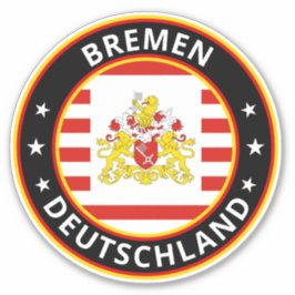 Global Traveler - Bremen, Deutschland (Edit) Sticker