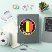 Global Traveler - Bruxelles, België | België Sticker (iPad Cover)
