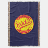 Global Traveler - Cadiz, Spanje Deken (Voorkant Verticaal)