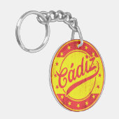 Global Traveler - Cadiz, Spanje Sleutelhanger (Voorkant Links)