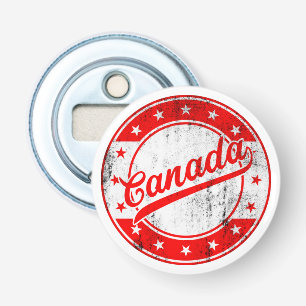 Global Traveler - Canada Bottle Open Button Flesopener