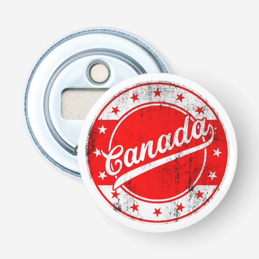 Global Traveler - Canada Button Flesopener (Voorkant)