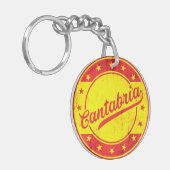 Global Traveler - Cantabria, Spanje Sleutelhanger (Voorkant Links)