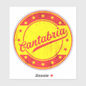 Global Traveler - Cantabria, Spanje Sticker (Vel)