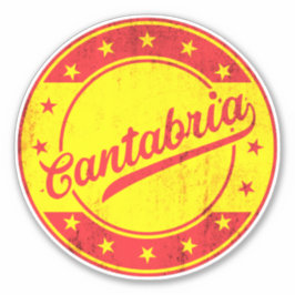 Global Traveler - Cantabria, Spanje Sticker