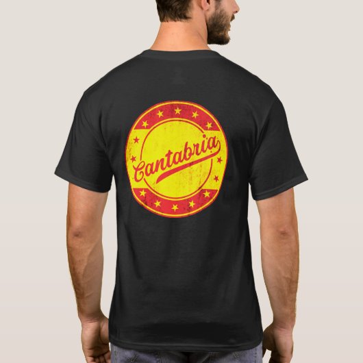 Global Traveler - Cantabria, Spanje T-shirt (Achterkant)
