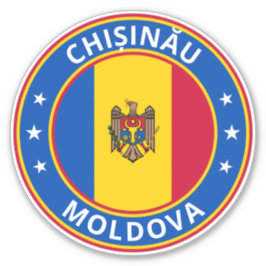 Global Traveler - Chișinău, Moldavië Sticker