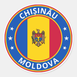 Global Traveler - Chișinău, Moldavische Sticker
