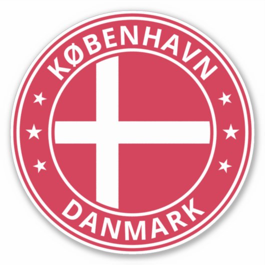 Global Traveler - 'City', Danmark | Denemarken (be Sticker (Voorkant)