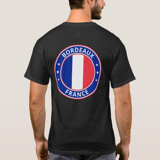 Global Traveler - City, France (Edit) T-Shirt (Achterkant)