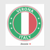 Global Traveler - City, Italië (Edit) Sticker (Vel)
