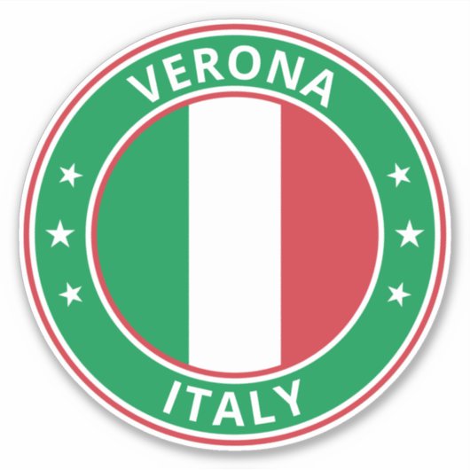 Global Traveler - City, Italië (Edit) Sticker (Voorkant)