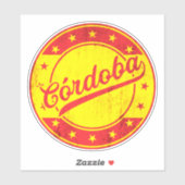 Global Traveler - Cordoba, Spanje Sticker (Vel)