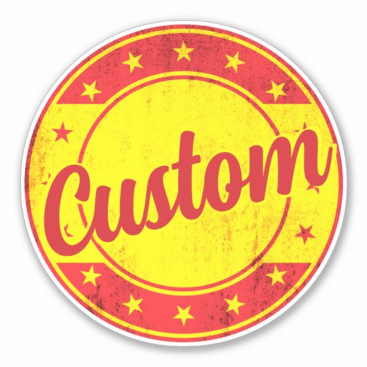 Global Traveler -<Custom Text>, Spanje Sticker (Voorkant)