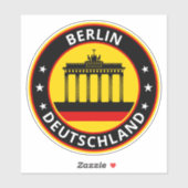 Global Traveler - Deutschland | Duitsland (Bewerke Sticker (Vel)