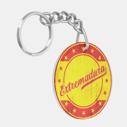 Global Traveler - Extremadura, Spanje Sleutelhanger (Voorkant Links)