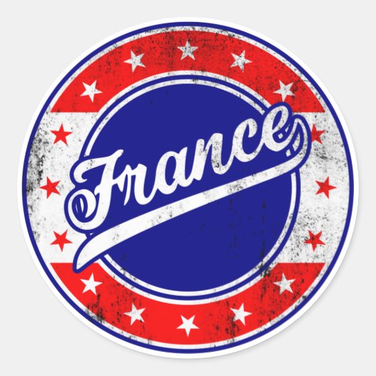 Global Traveler - France Sticker (Voorkant)