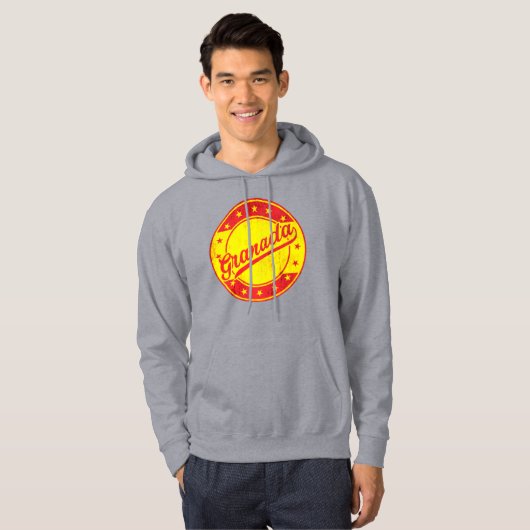 Global Traveler - Granada, Spanje Hoodie (Voorkant volledig)