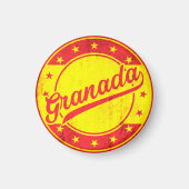 Global Traveler - Granada, Spanje Magneet (Voorkant)