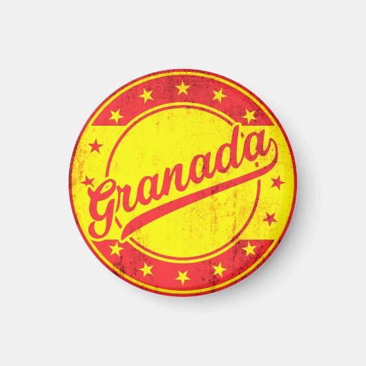 Global Traveler - Granada, Spanje Magneet (Voorkant)