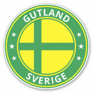 Global Traveler - Gutland, Sverige Zweden (bewer Sticker