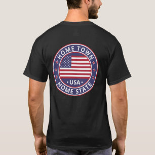 Global Traveler - Home Town USA (Edit) T-Shirt