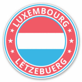 Global Traveler - Lëtzebuerg | Luxemburg Sticker